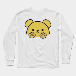 cute kawaii golden retriever dog Long Sleeve T-Shirt